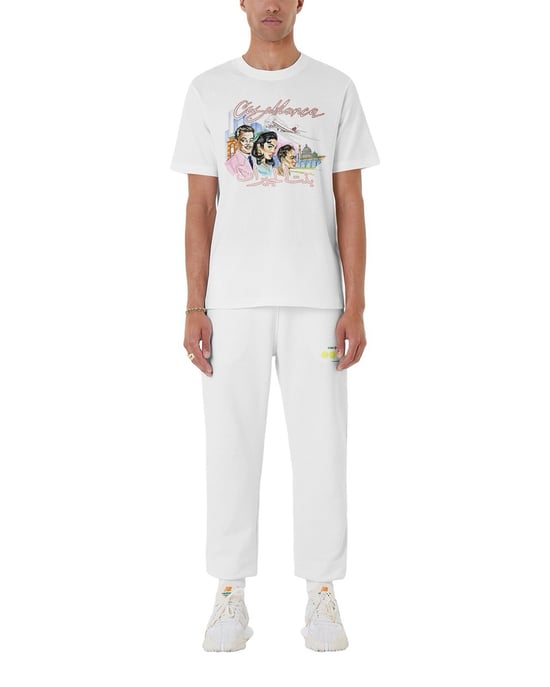 Casablanca La Liaison Design wit T-shirt - Image 1