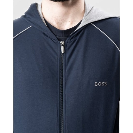 BOSS Mix & Match Mens Zip Through Loungewear Hoodie