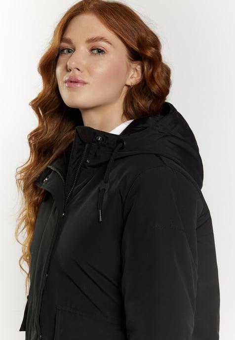 Dreimaster Arctische winterjas Dames zwart - Image 5
