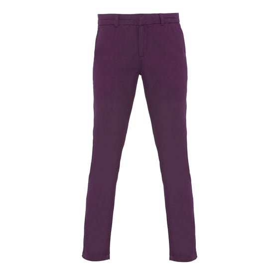 Asquith & Fox Dames/dames Casual Chino Broek (Paars) - Image 1