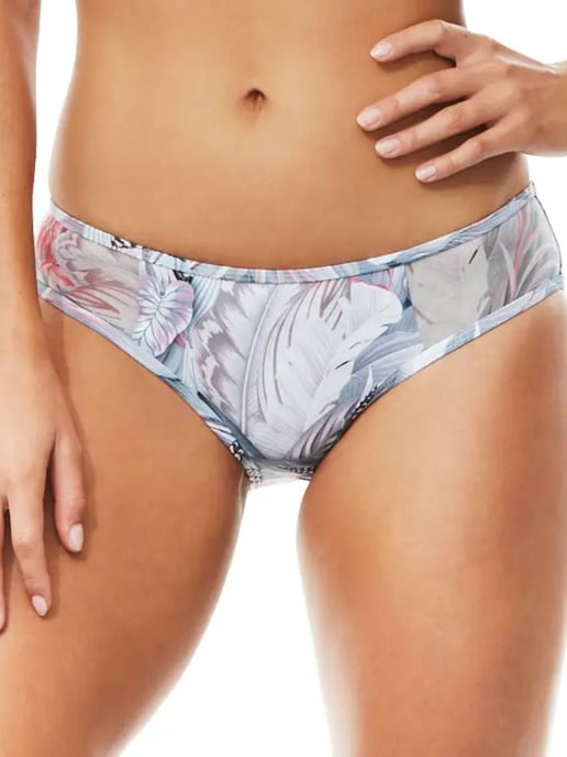 Paradise Mesh Side Bikini Briefs Multi