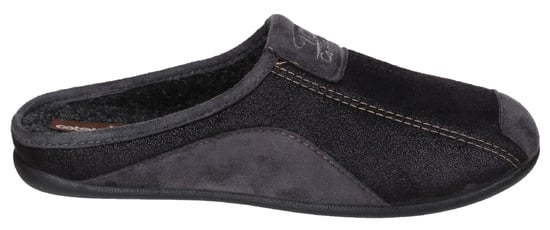 Cotswold Westwell Stoffen Heren Zwarte Pantoffels - Image 5