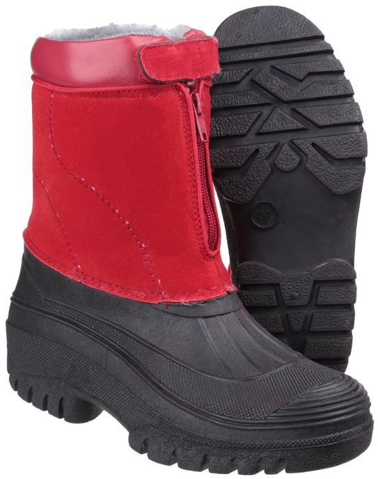 Cotswold Venture Waterdichte Dameslaarzen / Dameslaarzen / Textiel/weerputten (Rood) - Image 3