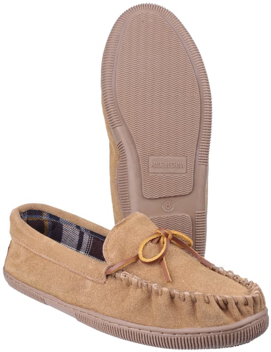 Cotswold Alberta Suede Heren Beige Sloffen - Image 3