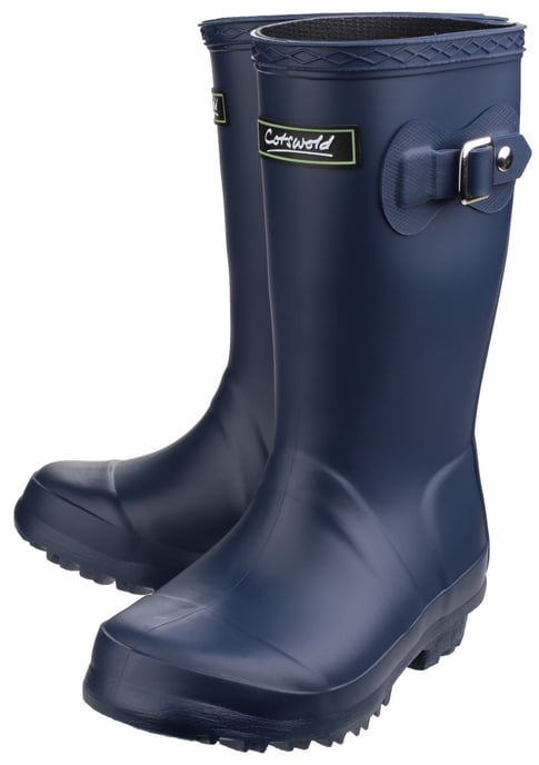 Cotswold Buckingham Pvc Marineblauwe Regenlaarzen - Image 6