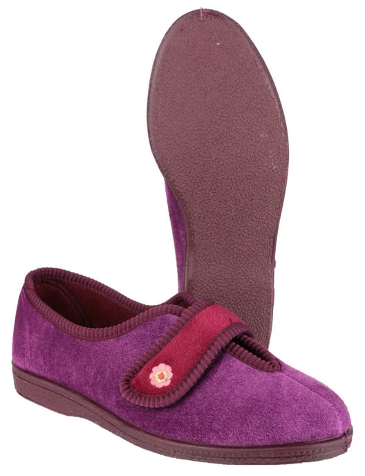 Andrea Touch Fastening Slipper