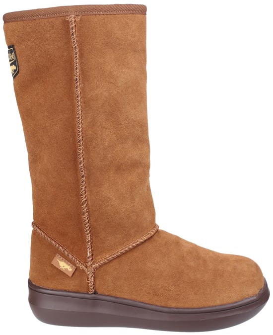 Women's Rocket Dog Sugar Daddy Suede Winter Boots in Chestnut - Image 5