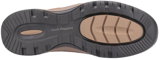 Hush Puppies Tucker Leren Heren Tan Nubuck Veterschoenen - Image 3