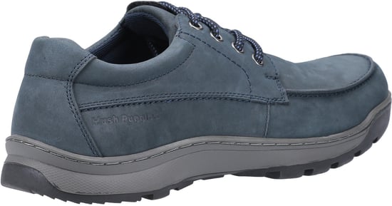 Hush Puppies Tucker Leren Heren Marineblauwe Nubuck Veterschoenen - Image 2