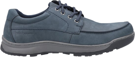 Hush Puppies Tucker Leren Heren Marineblauwe Nubuck Veterschoenen - Image 4