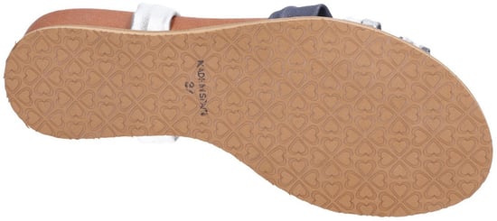 Diamond Elasticated Sling Back Sandal