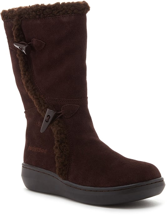 Rocket Dog Slope Suède Dames Chocolade Laarzen - Image 1