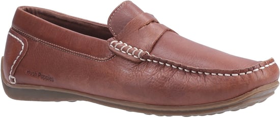 Hush Puppies Roscoe Leren Heren Bruine Bootschoenen - Image 1