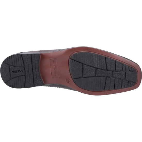 Hush Puppies Brody Leren Heren Chocoladebruine Instapschoenen - Image 3