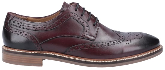 Hush Puppies Bryson Leren Heren Bordeaux Brogues Schoenen - Image 4