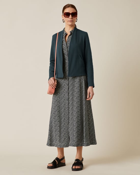 Textured Jersey Jacket