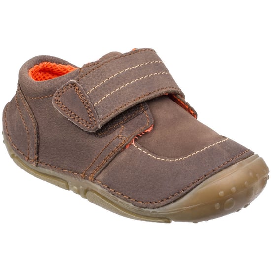 Hush Puppies Boys Leo Toddler Soft Leather Adjustable PreWalkers Shoes