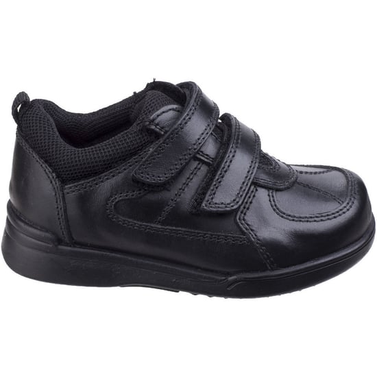 Hush Puppies Boys Liam Durable Back To School Leather Smart Shoes
