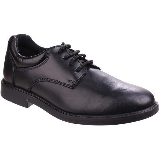Hush Puppies Boys Tim Leather Oxford Lace Up Back to School Shoes