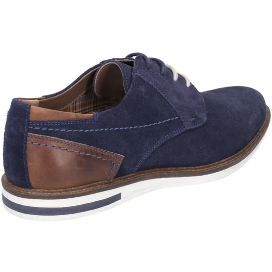 Hush Puppies Mens Frankie Lace Up Suede Durable Smart Shoes