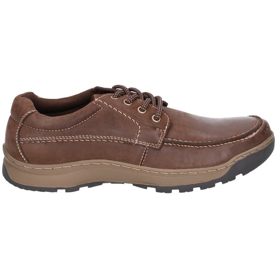 Hush Puppies Tucker Bruine Leren Veterschoenen Voor Heren - Image 2