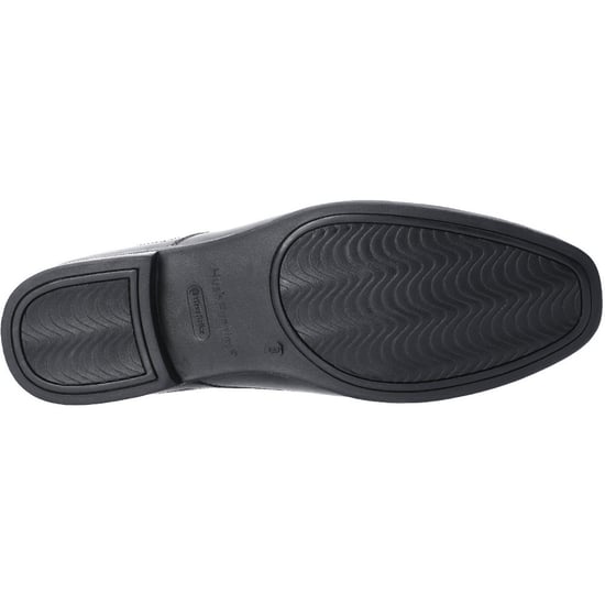 Hush Puppies Billy Leren Zwarte Instappers Voor Heren - Image 4