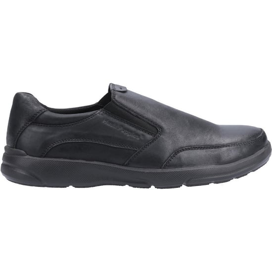 Hush Puppies Aaron Leren Zwarte Heren Loafers - Image 2