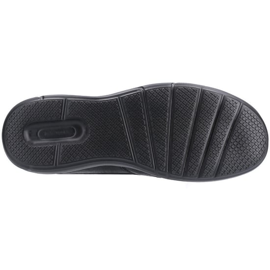 Hush Puppies Aaron Leren Zwarte Heren Loafers - Image 4