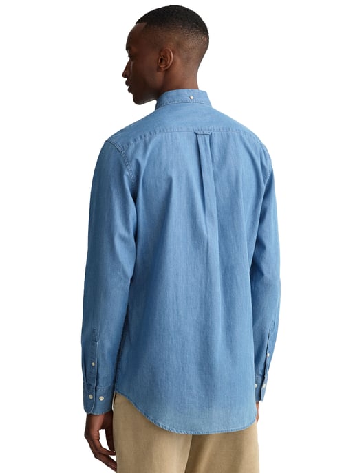 Gant Heren Regular Fit Overhemd | Indigo Overhemd - Image 2