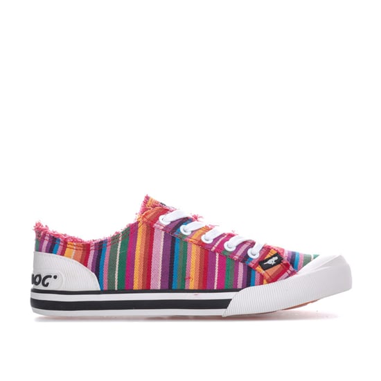 Women's Rocket Dog Jazzin Eden Stripe Pumps in Red
