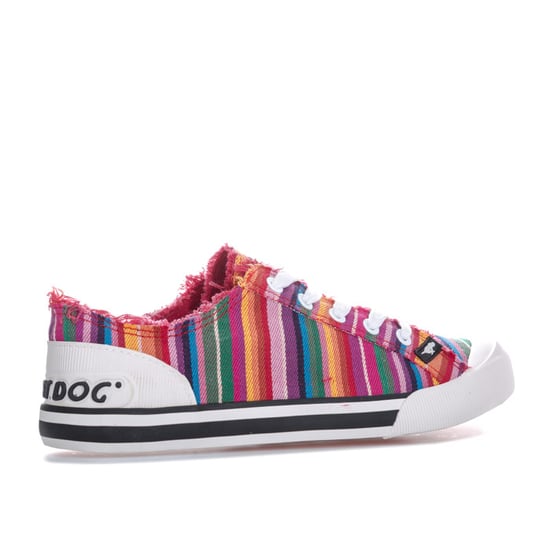 Women's Rocket Dog Jazzin Eden Stripe Pumps in Red