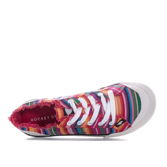 Women's Rocket Dog Jazzin Eden Stripe Pumps in Red