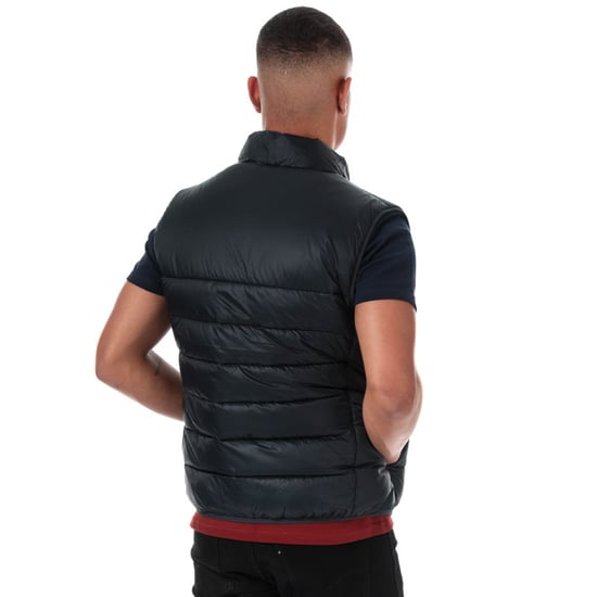Men's Lyle And Scott Wadded Gilet in Navy