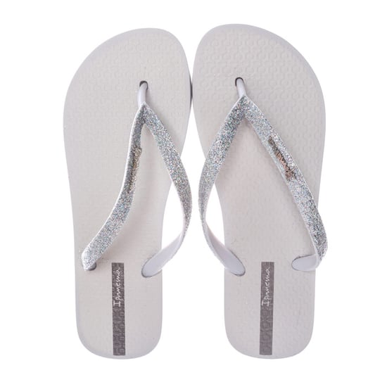 Women's Ipanema Lolita Glitter Flip Flops in White