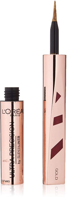 6 x L'Oreal Paris Merry Metals Ultra Precision Superliner Eyeliner - 03 Gold