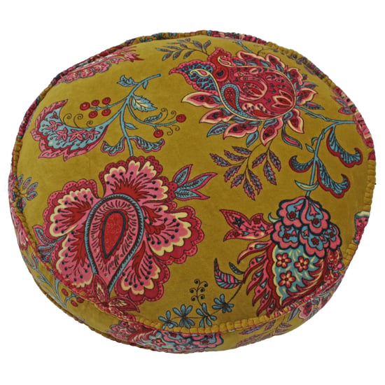 Malisa 50X12 Rd PCushion Citroen Currant - Image 1