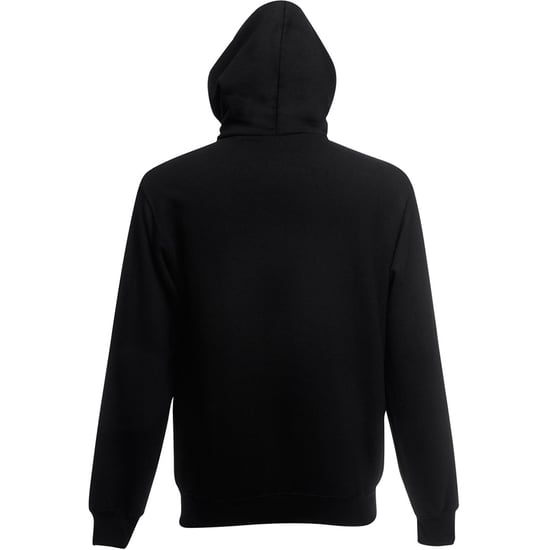 Fruit Of The Loom Kinderen / Kinder Unisex Sweatshirt met capuchon (Zwart) - Image 2