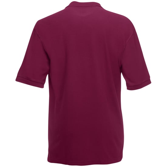 Fruit Of The Loom Premium Heren Poloshirt Met Korte Mouwen (Bordeaux) - Image 2