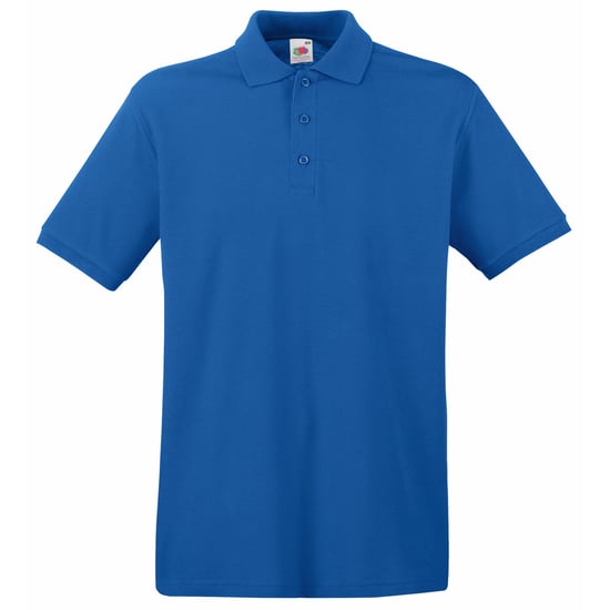 Fruit Of The Loom Premium Heren Poloshirt Met Korte Mouwen (Royaal Blauw) - Image 1