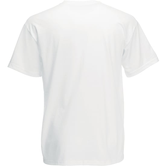 Fruit Of The Loom Heren Valueweight T-shirt met korte mouwen (Wit) - Image 2