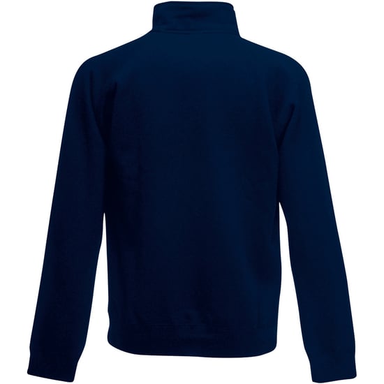 Fruit Of The Loom Heren Ritssluiting Neck Sweatshirt (Donker Marine) - Image 2