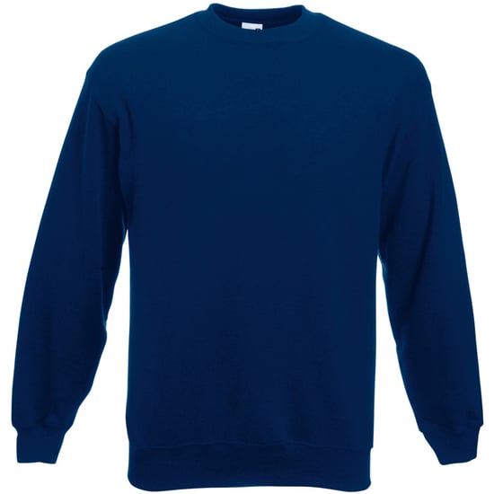 Fruit Of The Loom Heren Set-In Belcoro® garen Sweatshirt (Marine) - Image 1