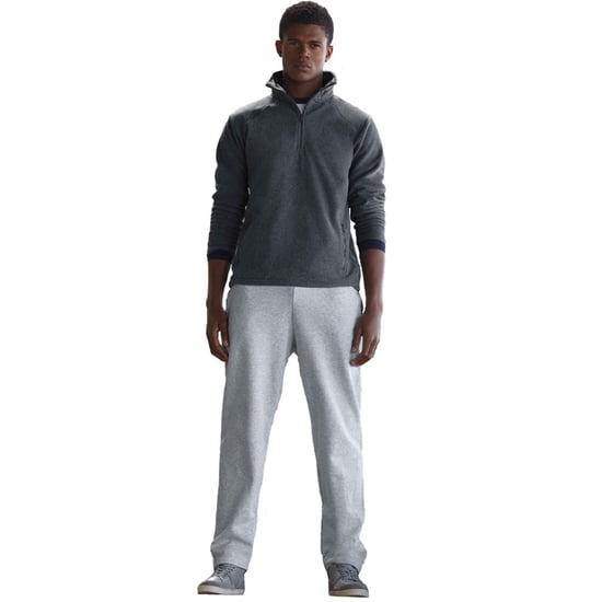 Fruit Of The Loom Heren Open Zoom Trainingsbroek / Joggingbroek (Heather Grijs) - Image 2