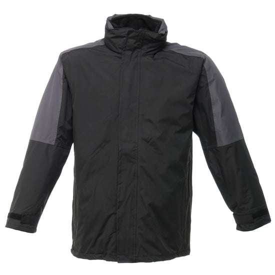 Regatta Defender III 3-in-1 Waterproof Windproof Jacket / Performance Jacket (Black/Seal Grey)