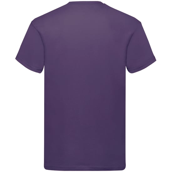Fruit Of The Loom Heren Originele T-shirt korte mouwen (Paars) - Image 2