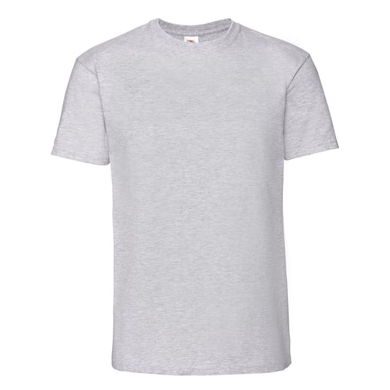 Fruit Of The Loom Heren Ringgesponnen Premium T-Shirt (Heather Grijs) - Image 1