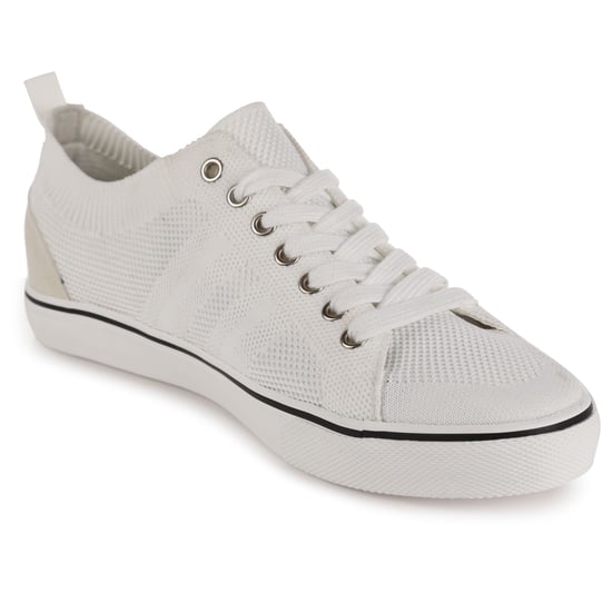 Regatta Grote Buitenshuis Gebreide Heren Trainers (Wit) - Image 1