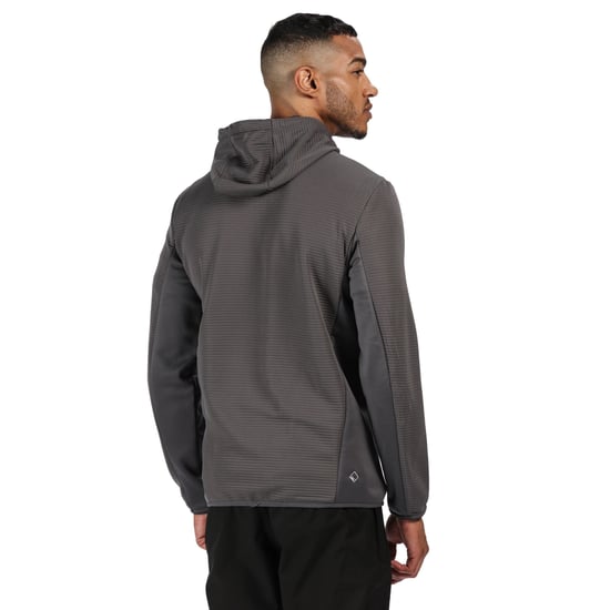 Regatta Mens Terota Full Zip Hooded Stretch Midlayer - Image 2