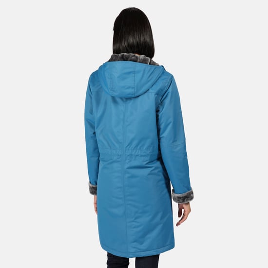 Regatta Dames/dames Rimona Hooded Waterdicht Jasje (Saffierblauw) - Image 3
