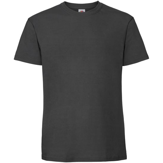 Fruit Of The Loom Mens Ringgesponnen Premium Tshirt (Licht Gaphite) - Image 1